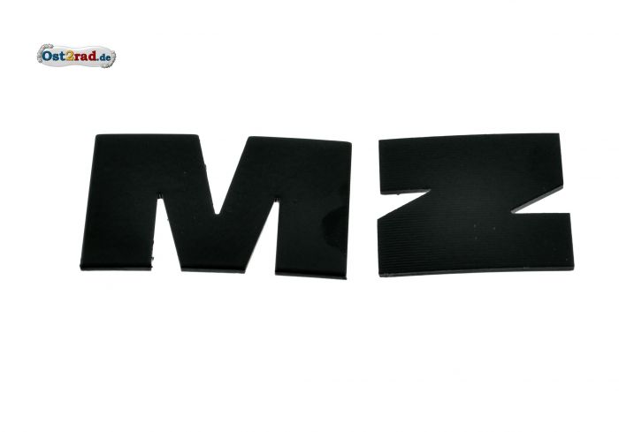 Buchstabe M und Z SCHWARZ