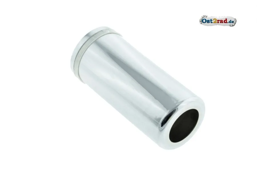 Untere Chromhülse gebördelt für Federbein für MZ TS ES ETS, 3-Löcher mit Ring Untere Chromhülse gebördelt für Federbein für MZ TS ES ETS, 3-Löcher mit Ring