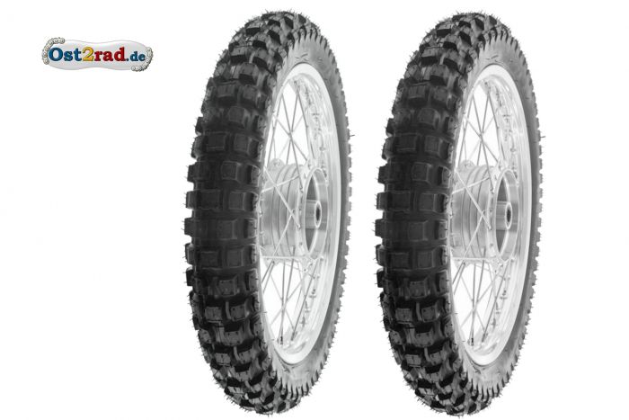 2x Crossrad für Simson ALU-EDELSTAHL, Gelände, S50, S51, Schwalbe - Vogelserie