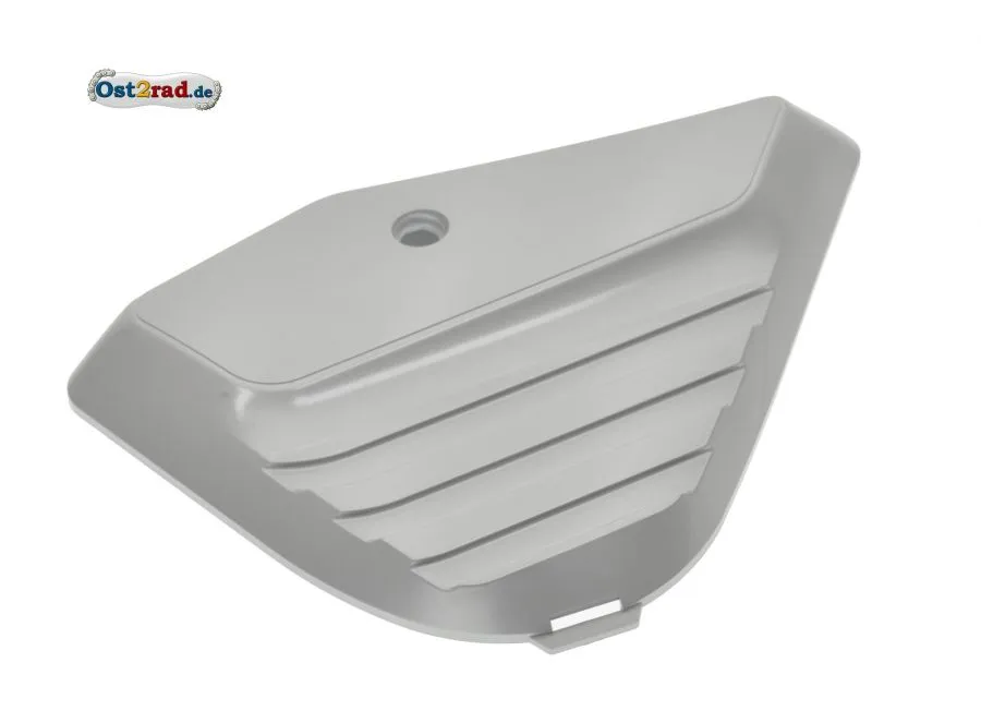 Seitendeckel links S53 S83 WEIßALUMINIUM lackiert mit Schlossgehäuse Seitendeckel links S53 S83 WEIßALUMINIUM lackiert mit Schlossgehäuse