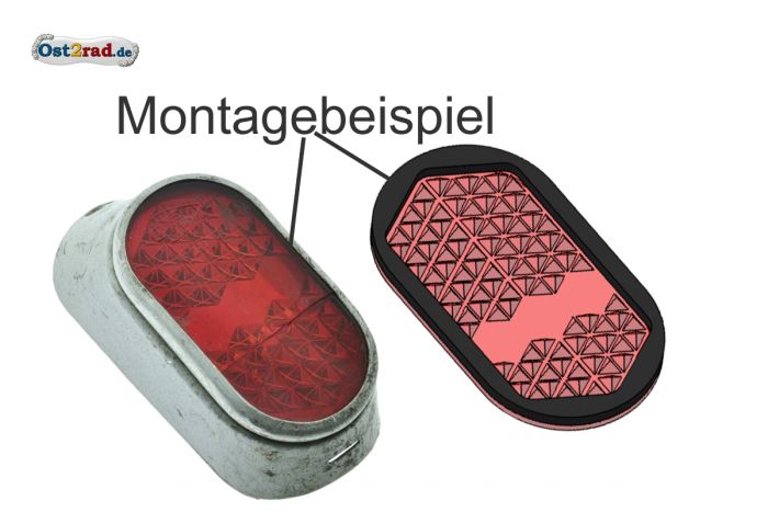Dichtung Gummi für Simson Rücklicht SR2 KR50