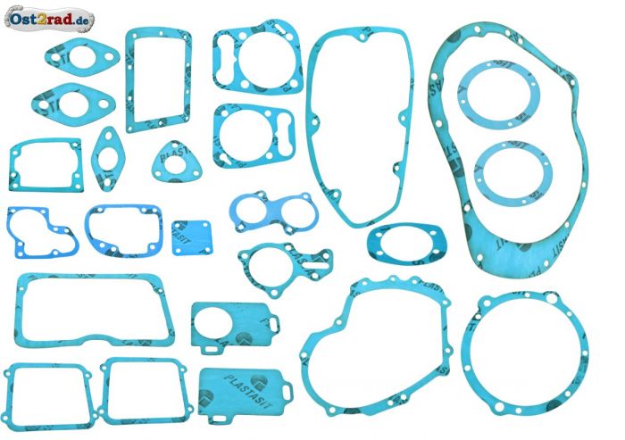 Dichtsatz für AWO ohne Korkdichtungen Plastasit blau