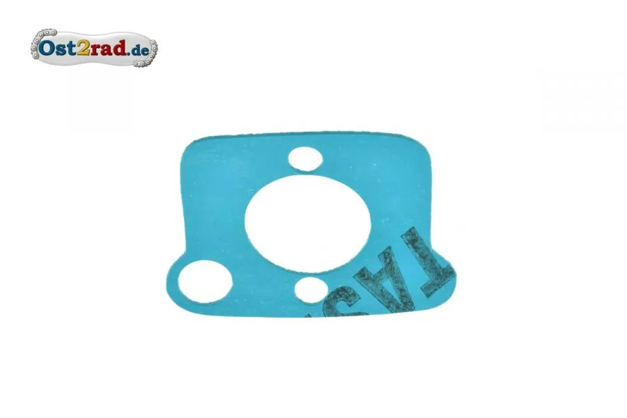Dichtung zur Deckelplatte für Bing Vergaser Simson Plastasit blau