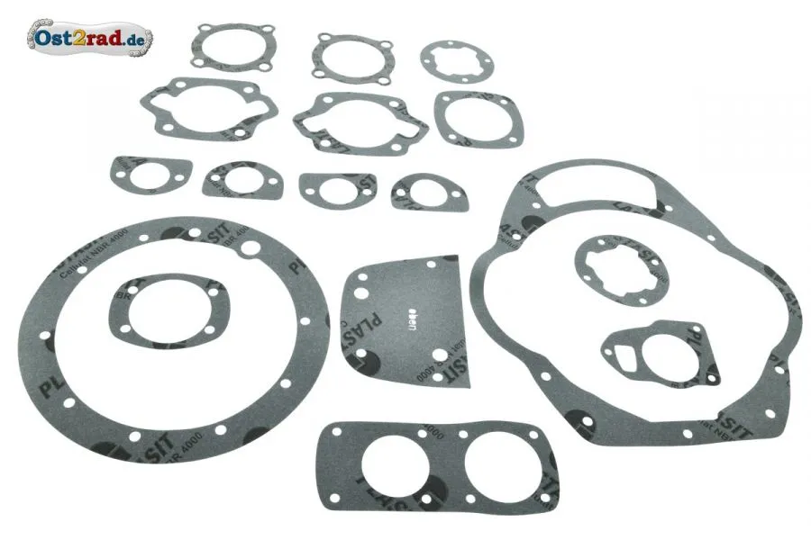 Dichtungssatz Motor 17 Teile passend für MZ BK350 Cellulat-NBR Dichtungssatz Motor 17 Teile passend für MZ BK350 Cellulat-NBR