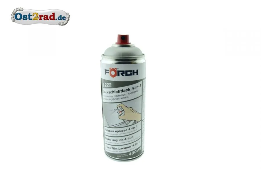 Dickschichtlack 4-in-1 silber RAL 9006 400ml
