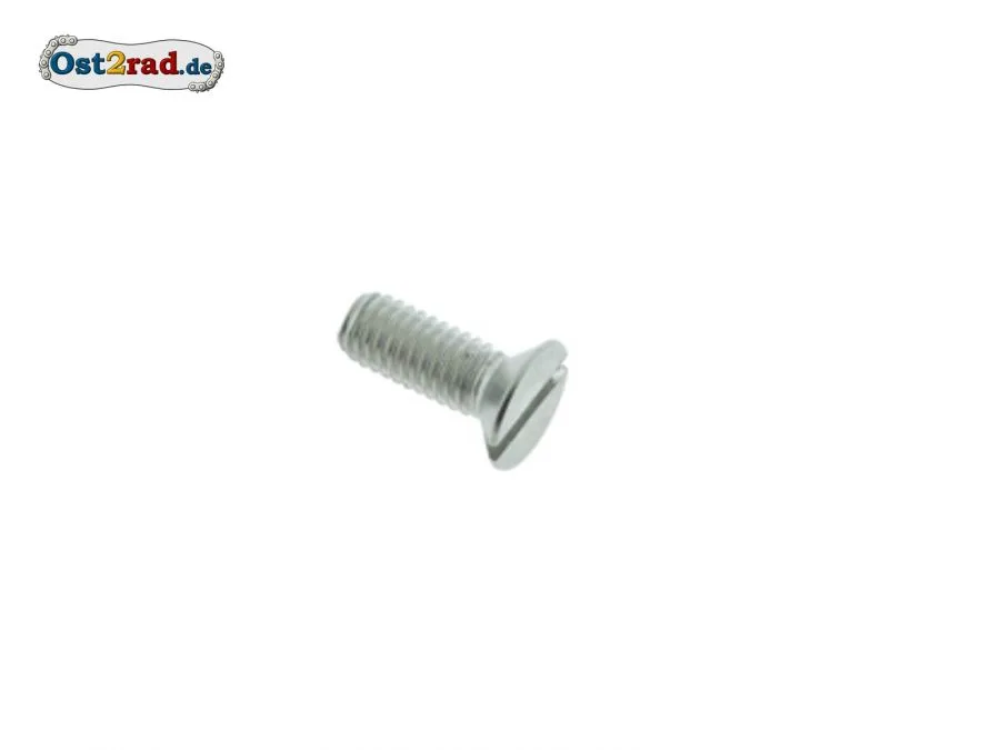 Senkkopf Schraube M5x12 Schlitz, Verzinkt Senkkopf Schraube M5x12 Schlitz, Verzinkt