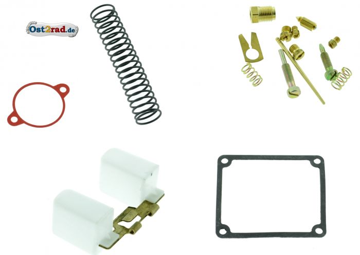 Düsensatz Vergaser JAWA 350ccm 638 639 640, Reparatur - Set
