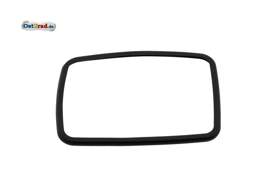 Einfassung Spiegelglas eckig schwarz passend für SIMSON Vogelserie und ES TS ETS Einfassung Spiegelglas eckig schwarz passend für SIMSON Vogelserie und ES TS ETS