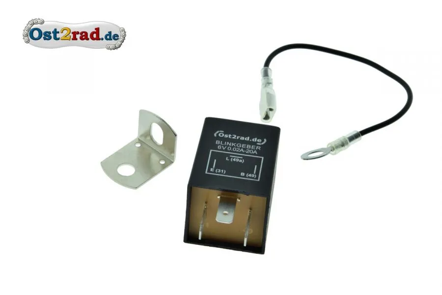 Elektronischer Blinkgeber 6V 0,24-240 W universell für Simson MZ Elektronischer Blinkgeber 6V 0,24-240 W universell für Simson MZ