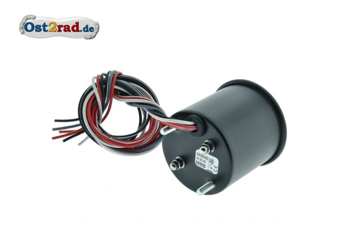 Elektronischer Tacho 100 Km/h schwarz, 12V, 48mm