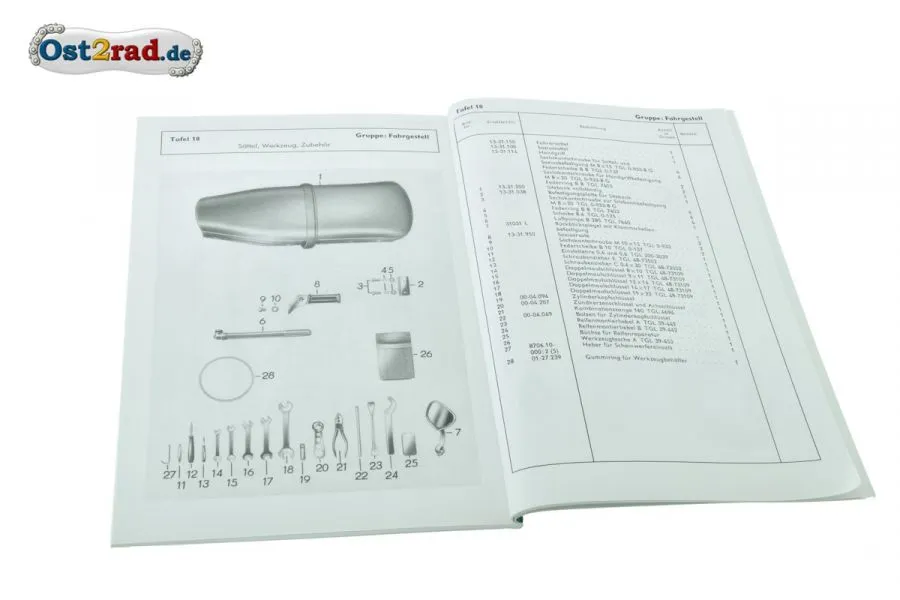 Ersatzteilkatalog ES125 ES150 Ausgabe 1968