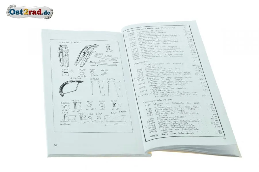 Ersatzteilkatalog JAWA 175 Williers Standard Special deutsch Ersatzteilkatalog JAWA 175 Williers Standard Special deutsch