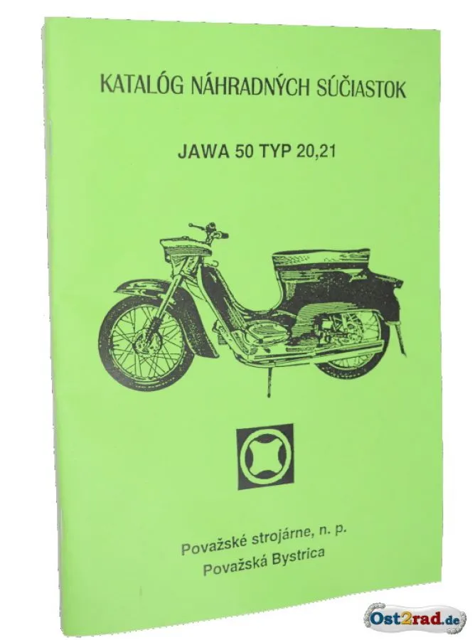 Ersatzteilkatalog Jawa Moped Typ 20 21 in tschechisch Ersatzteilkatalog Jawa Moped Typ 20 21 in tschechisch