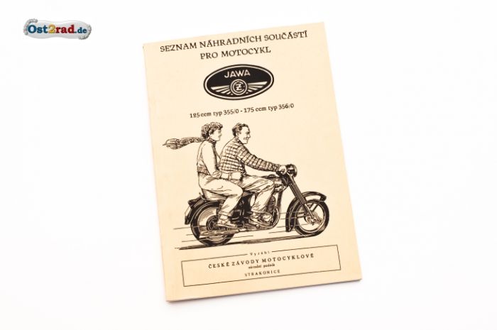 Ersatzteilkatalog JAWA 125 175 Typ 355 356 deutsch
