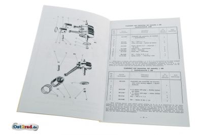 Ersatzteilkatalog Jawa 250 350 Typ 353 354 /04 deutsch