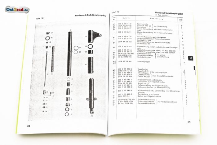 Ersatzteilkatalog EMW R 35-3