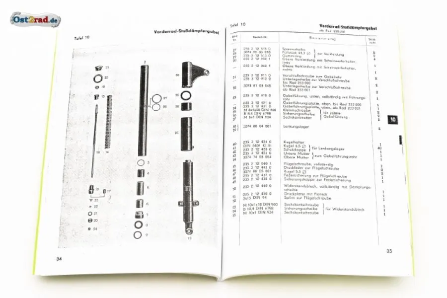 Ersatzteilkatalog EMW R 35-3