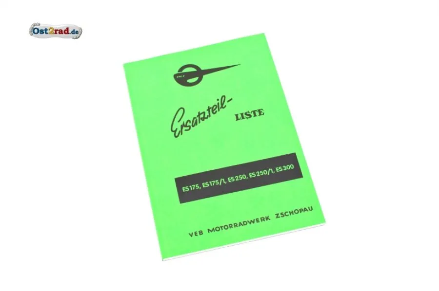 Ersatzteilliste passend für MZ ES175 ES250 ES300