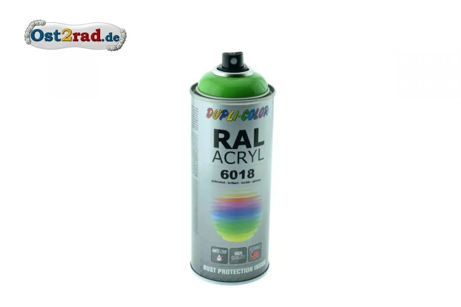 Farbspray ACRYL ähnlich GELBGRÜN für Simson und MZ, glänzend Farbspray ACRYL ähnlich GELBGRÜN für Simson und MZ, glänzend