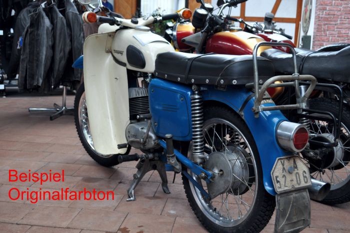 Originalfarbton beige passend für MZ ES 125 150 175 250 0,5l spritzfertig Basislack