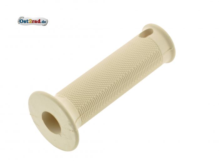 Lenkergriffgummi, Festgriff LINKS MIT LOCH KR SR4- Rändelprofil beige
