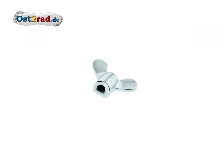 Flügelmutter CHROM Bremszug JAWA CZ 50 - 350 Flügelmutter CHROM Bremszug JAWA CZ 50 - 350