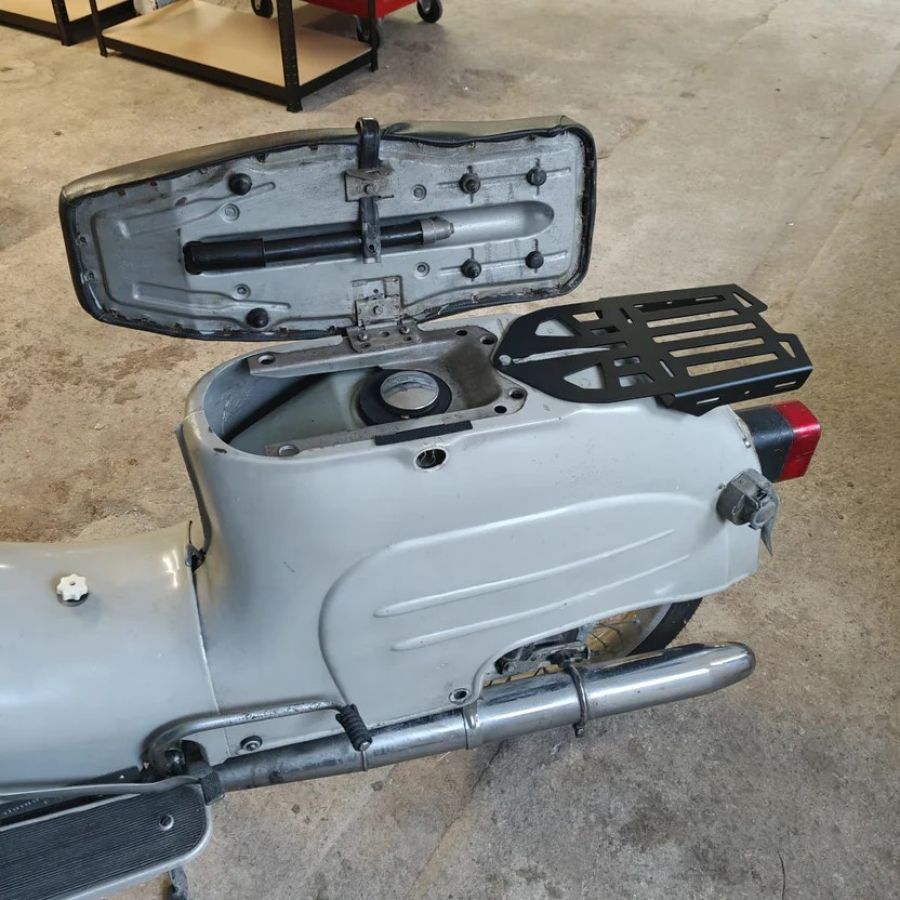 Gepäckträger Custom TAIL schwarz SIMSON Schwalbe