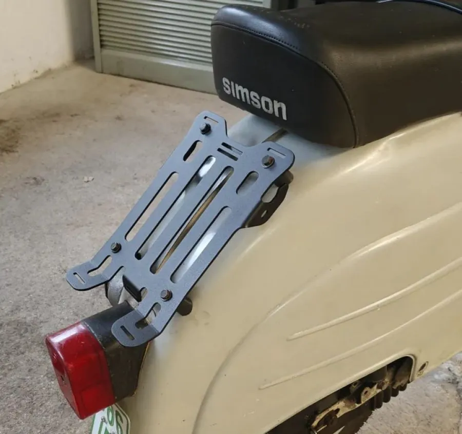 Gepäckträger Custom TRAVELLER schwarz SIMSON Schwalbe Vogelserie