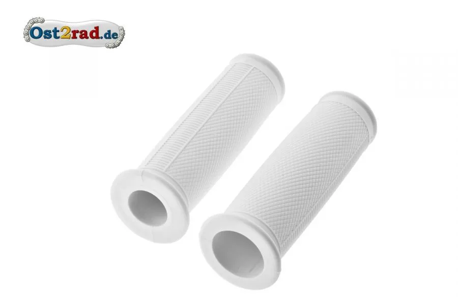 Griffgummis ballig Weiß für IWL AWO BK350 EMW BMW 1.Qualität Griffgummis ballig Weiß für IWL AWO BK350 EMW BMW 1.Qualität