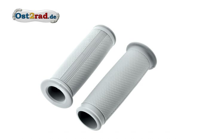 Lenkergriffgummi - Set für SIMSON SR1 SR2 KR50 Spatz ballig, grau, Standartqualität