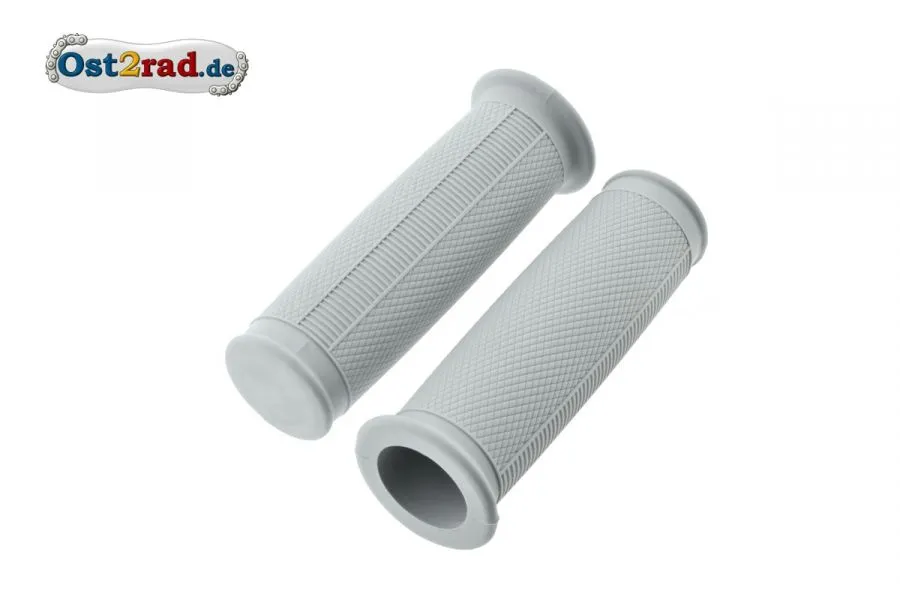 Lenkergriffgummi - Set für SIMSON SR1 SR2 KR50 Spatz ballig, grau, Standartqualität Lenkergriffgummi - Set für SIMSON SR1 SR2 KR50 Spatz ballig, grau, Standartqualität