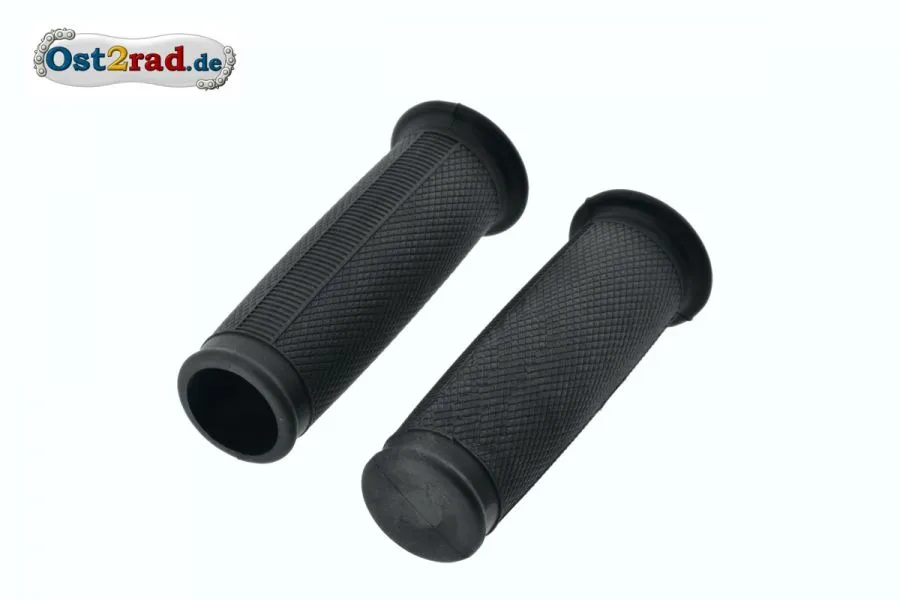Lenkergriffgummi - Set für SIMSON SR1 SR2 KR50 Spatz ballig, schwarz 1.Qualität Lenkergriffgummi - Set für SIMSON SR1 SR2 KR50 Spatz ballig, schwarz 1.Qualität