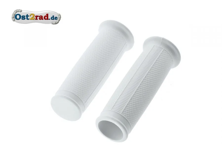 Griffgummis ballig Weiß für IWL AWO BK350 EMW BMW 1.Qualität Griffgummis ballig Weiß für IWL AWO BK350 EMW BMW 1.Qualität