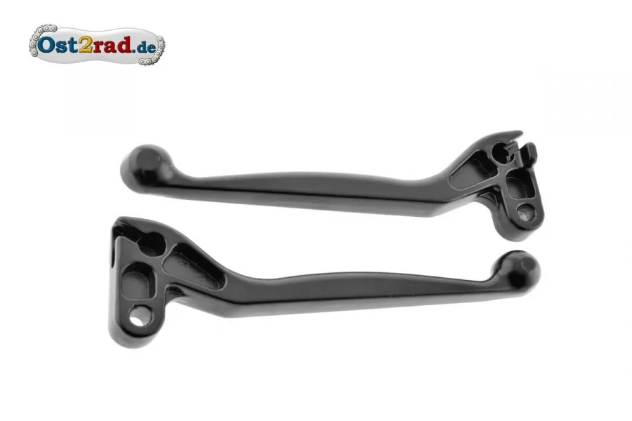 Handhebel Set Schwarz Alu-Massiv für Simson S51 S50 S53 SR50
