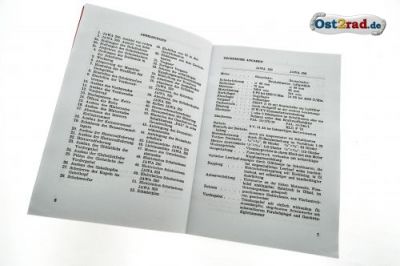 Fahrerhandbuch JAWA Perak 250 350 deutsch