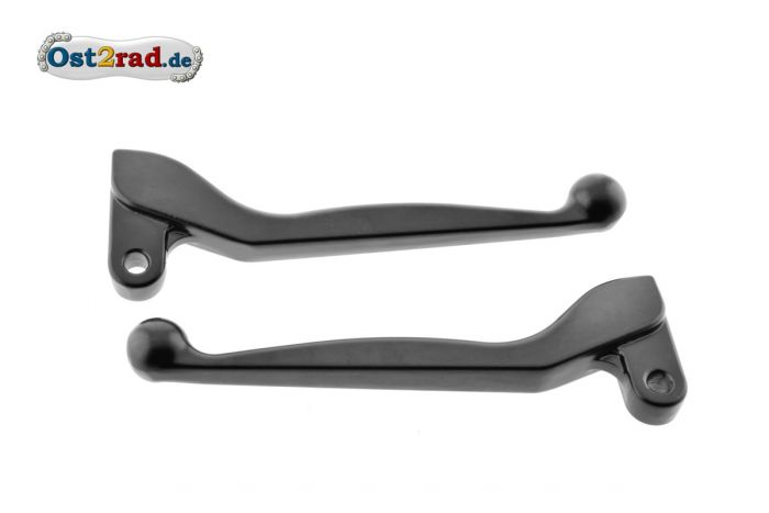 Handhebel Set Schwarz Alu-Massiv für Simson S50 S70 S53 SR50
