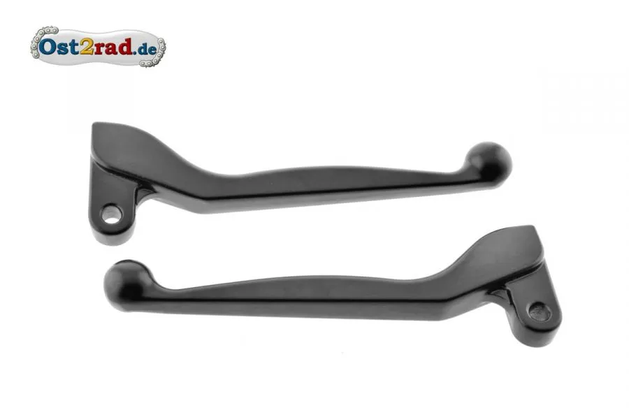 Handhebel Set Schwarz Alu-Massiv für Simson S51 S50 S53 SR50