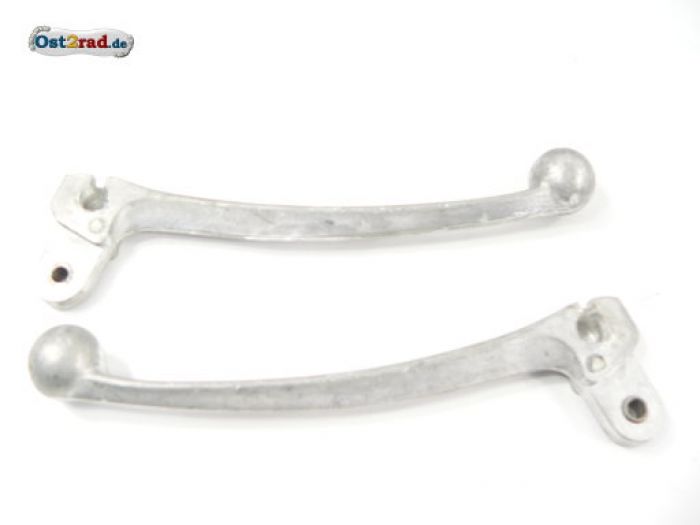 Handhebelset Jawa Pionier, Mustang aus Aluminium mit Kugel
