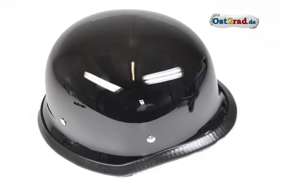 Motorradhelm Optik Stahlhelm schwarz Motorradhelm Optik Stahlhelm schwarz