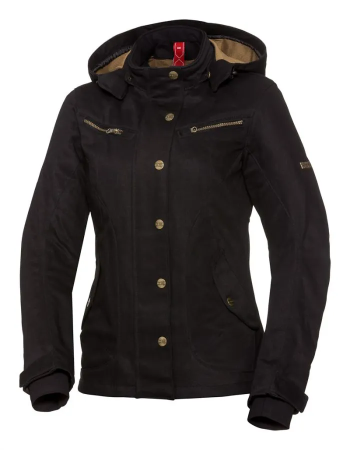 Motorradjacke Freitzeit Classic Nayla DAMEN schwarz