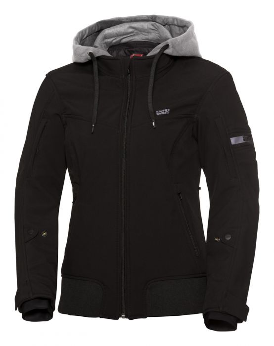 Motorradjacke Freitzeit Classic Softshell DAMEN schwarz