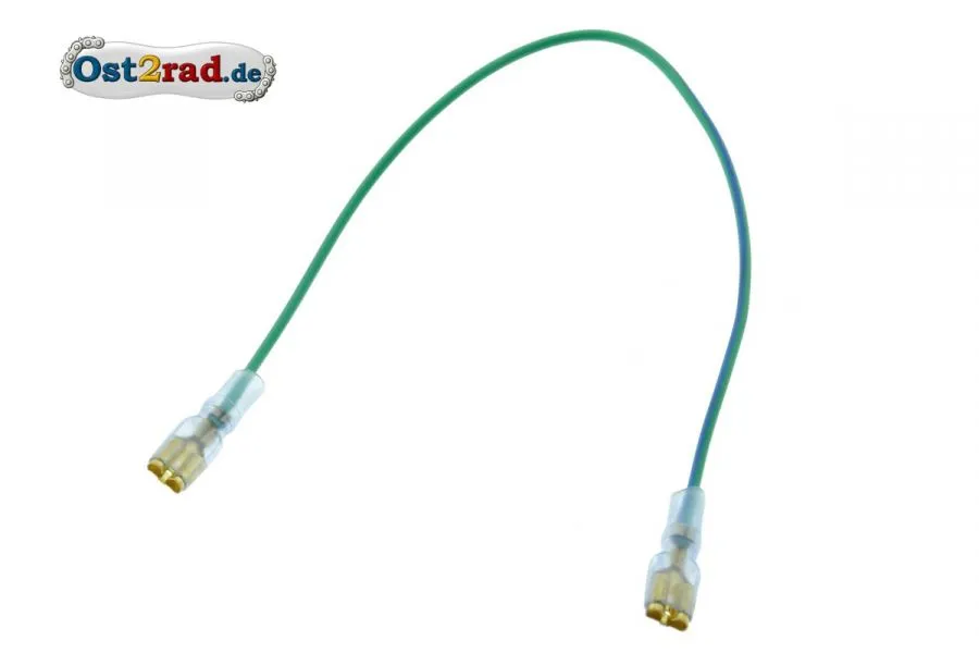 Kabel vorgefertigt mit Steckraste isoliert GRÜN MZ und Simson