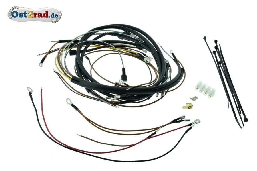 Kabelbaumset Simson KR51/1 für 12V-VAPE-Zündung inkl. Schaltplan - deutsche Produktion