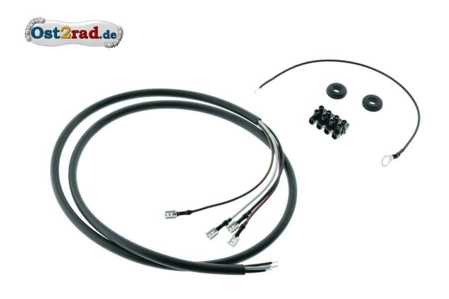Kabelsatz Bremsschlussleuchte KR51/2 - schwarze Ummantelung, Querschnitt 0,75mm² Kabelsatz Bremsschlussleuchte KR51/2 - schwarze Ummantelung, Querschnitt 0,75mm²
