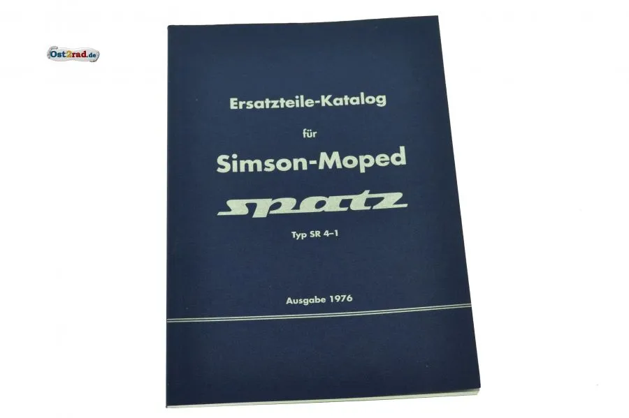 Ersatzteile-Katalog Buch SIMSON Spatz Ersatzteile-Katalog Buch SIMSON Spatz