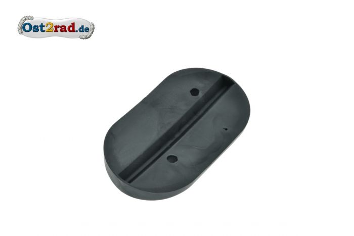 Kederplatte für Simson KR50 Rücklicht Unterlage Gummi, SCHWARZ