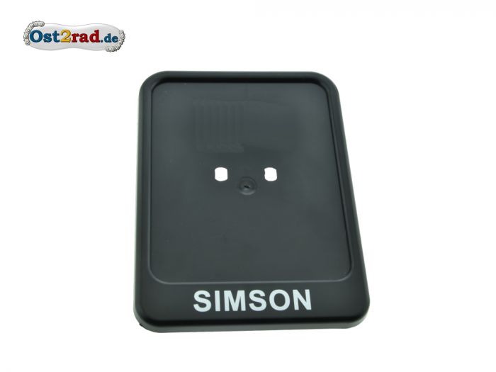 Kennzeichenhalter mit Simson Aufdruck