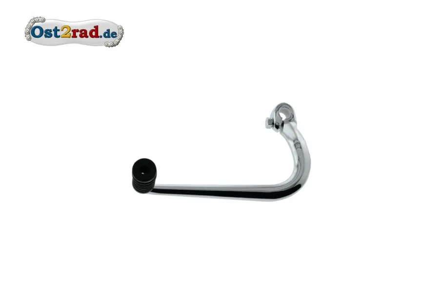 Kickstarterhebel verchromt für SIMSON S51 KR51 mit Gummi, Starr Kickstarterhebel verchromt für SIMSON S51 KR51 mit Gummi, Starr