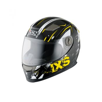 Kinderhelm IXS HX 135 Funky schwarz-gelb-weiss