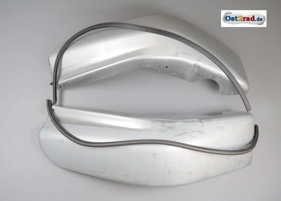 Knieschutzblech, Beinschutz Set mit Keder SR50 SR80 Blech verzinkt Knieschutzblech, Beinschutz Set mit Keder SR50 SR80 Blech verzinkt